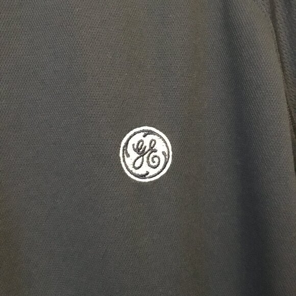General Electric Retro Technician Harriton Bluish Black Polo Tee - Picture 6 of 16
